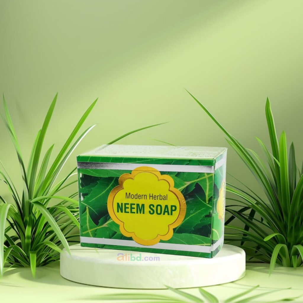 Modern herbal neem soap