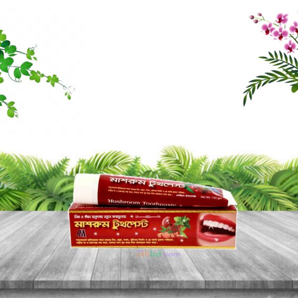 modern herbal mushroom toothpaste 150 gm