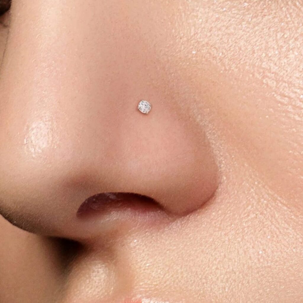 alibd 1 Stone Nosepin (Small size)