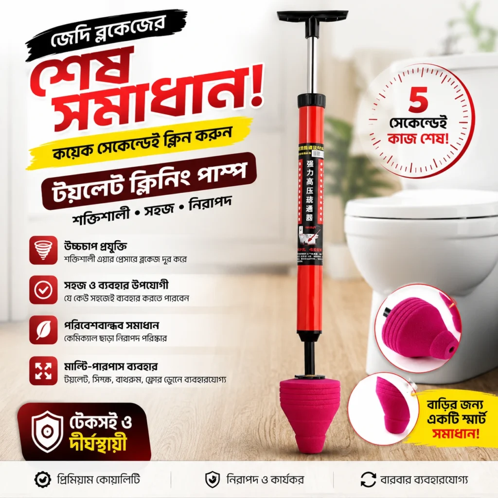 High Pressure Toilet Plunger 1
